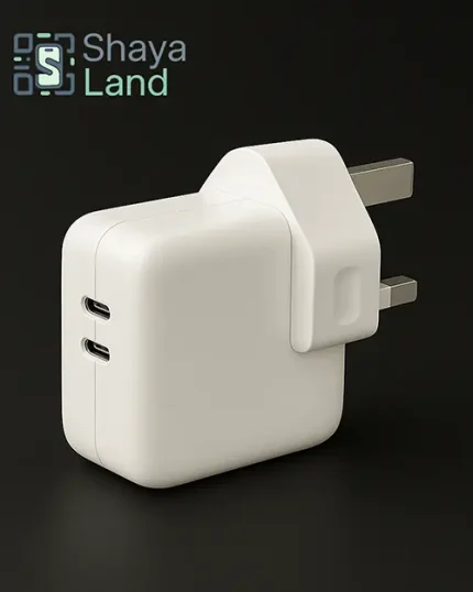 شارژر اصلی اپل 35 وات دو پورت USB-C